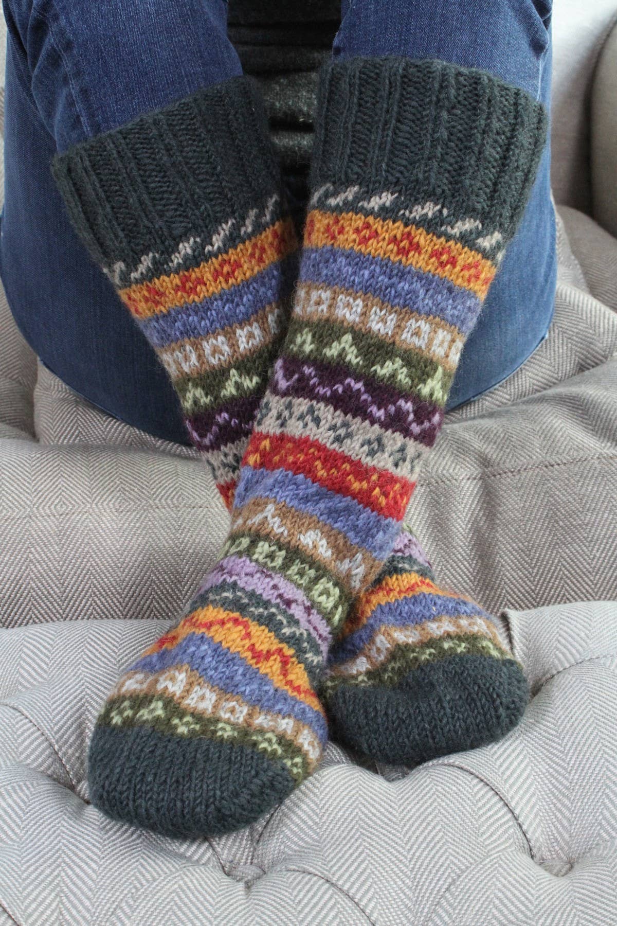 Elveden Long Socks: One Colour